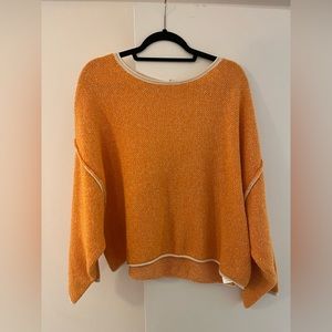 FREE PEOPLE knit pullover sz M